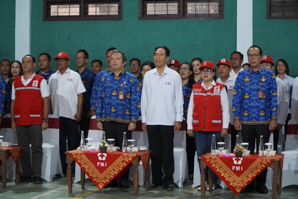 Kegiatan Pembukaan JUMBARA PMR VI PMI Kabupaten Badung Tahun 2025 di Desa Dalung